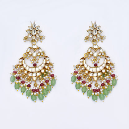 Regal Radiance Kundan Earrings