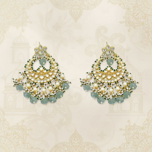 Regal Charm Kundan Earrings
