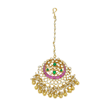 Celestial Charm Kundan Maang Tikka