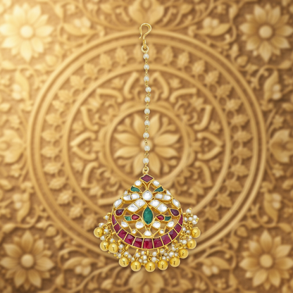 Eternal Grace Kundan Maang Tikka