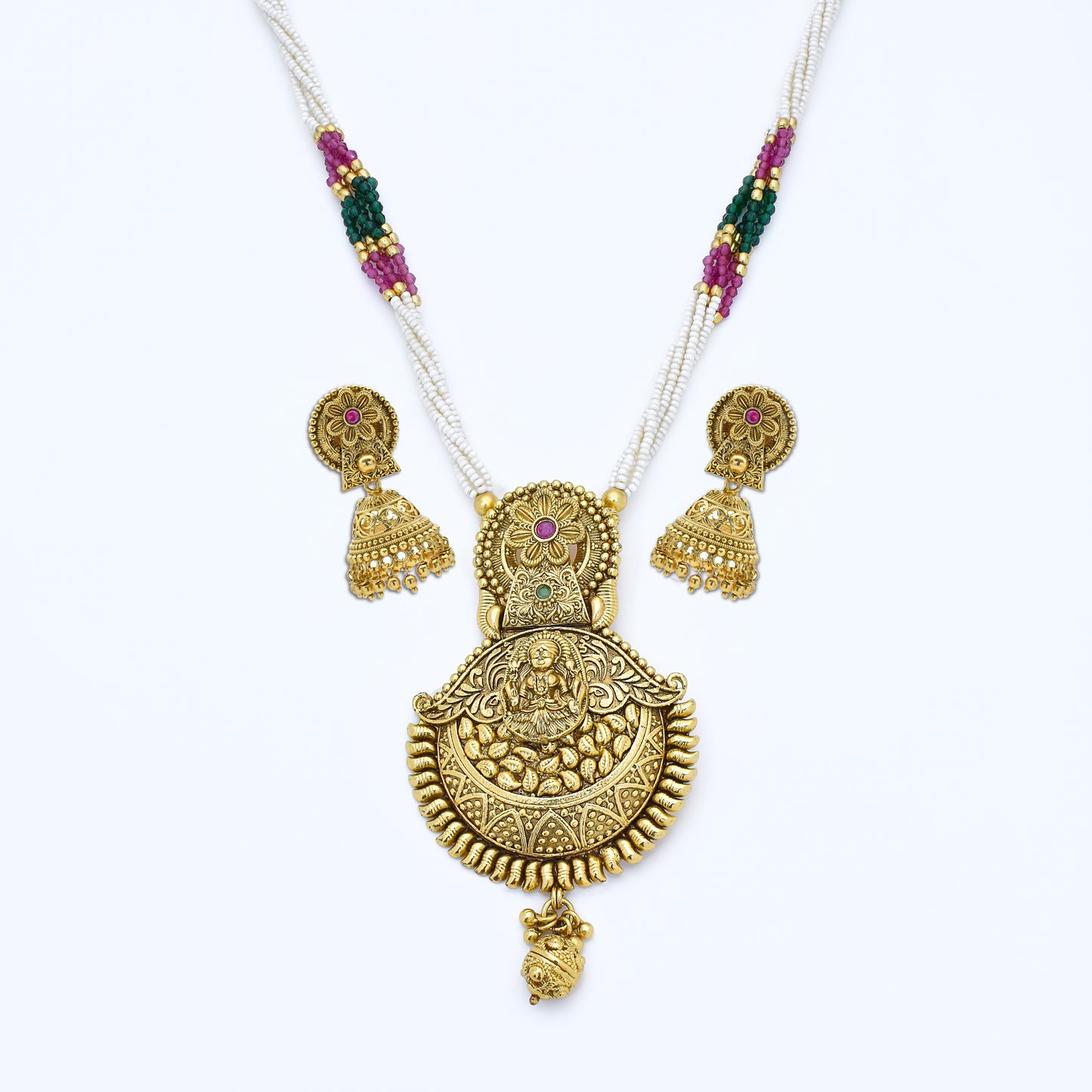 Temple Necklace Set