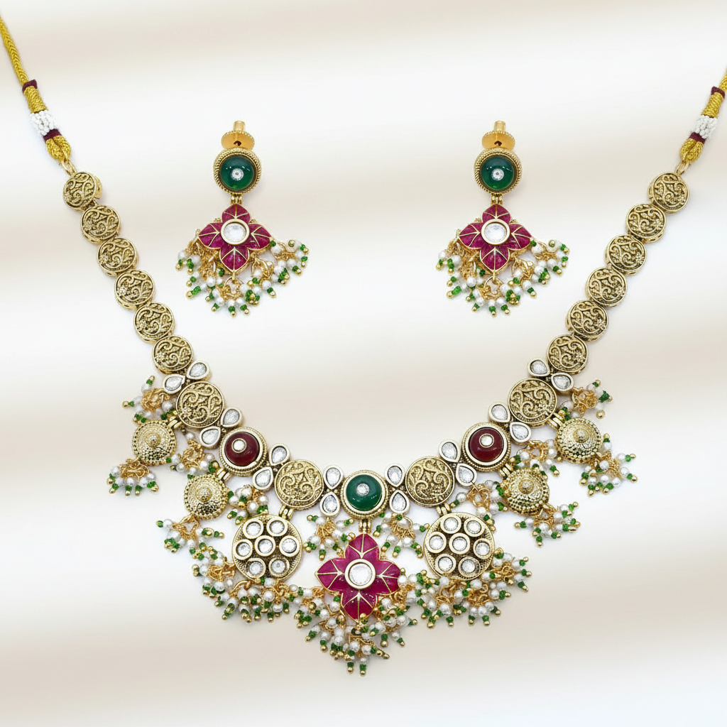 Stunning Antique Necklace Set