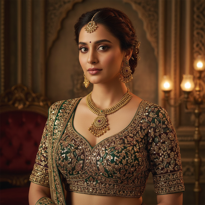 Ornate Antique Necklace Set