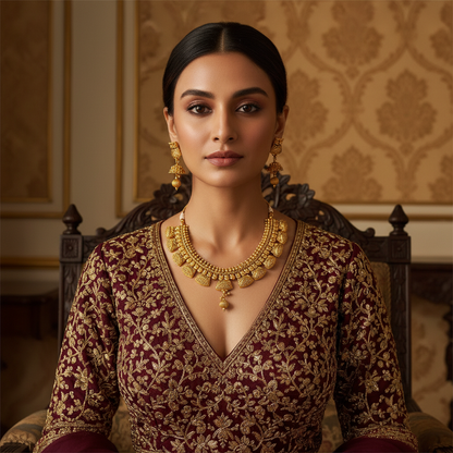 Radiant Antique Necklace Set