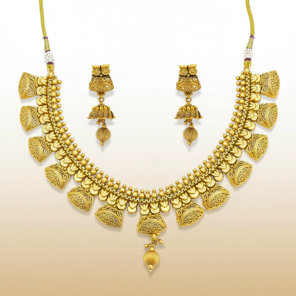 Radiant Antique Necklace Set