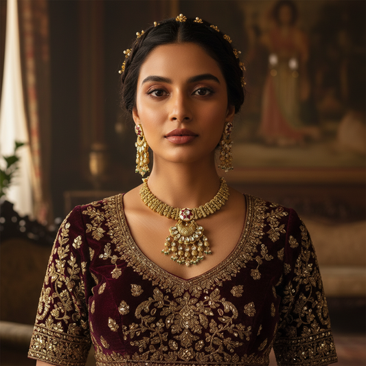 Regal Antique Necklace Set