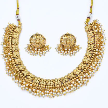 Heritage Antique Gold Necklace Set