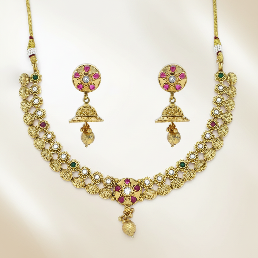 Ornate Antique Necklace Set