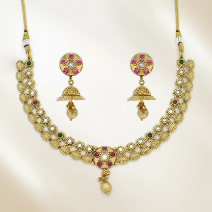 Ornate Antique Necklace Set