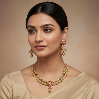 Ornate Antique Necklace Set