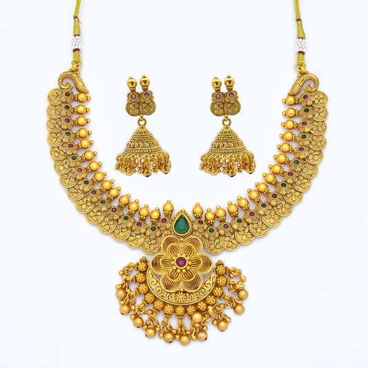 Vintage Charm Antique Necklace Set