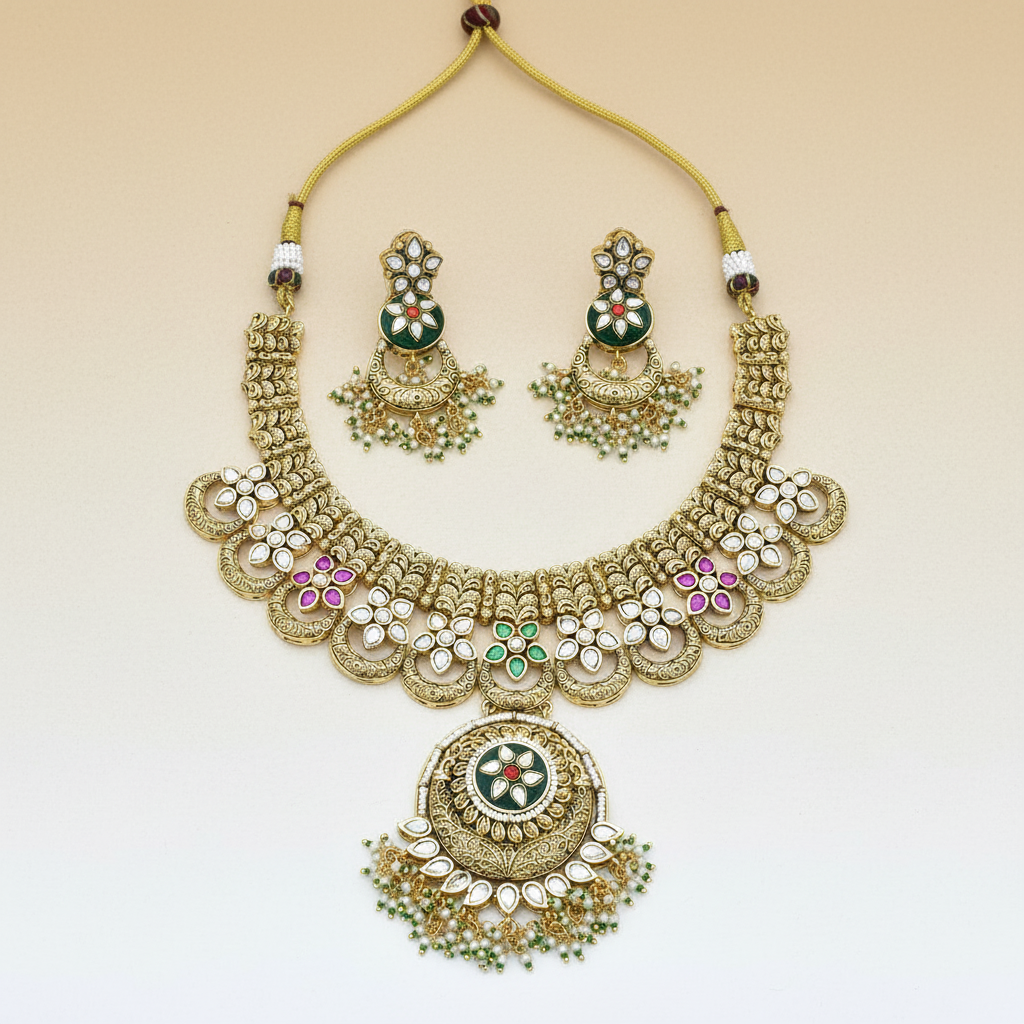 Opulent Antique Necklace Set