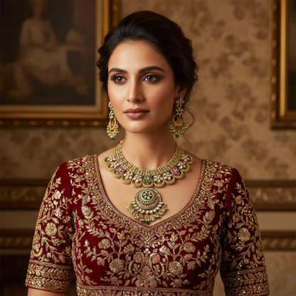 Opulent Antique Necklace Set