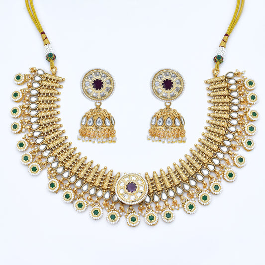 Heavy Antique Necklace Set