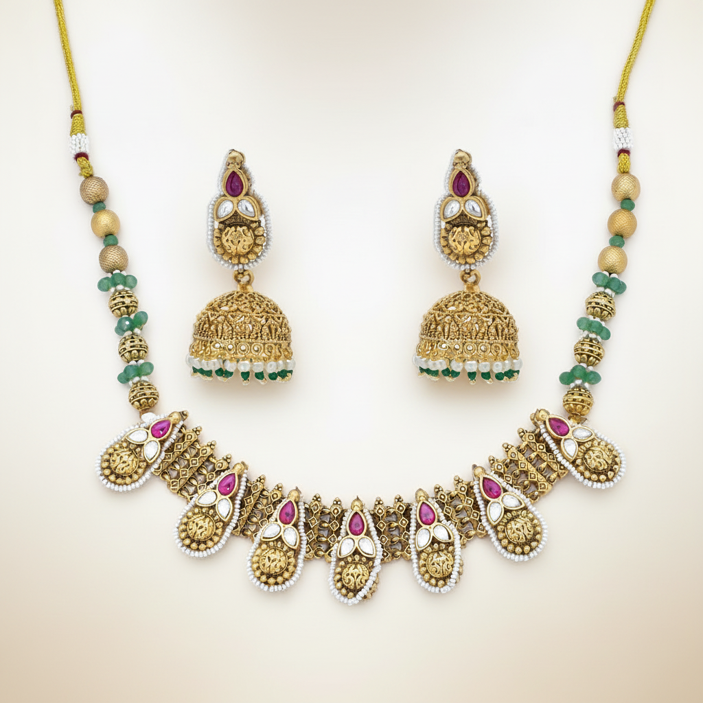 Intricate Antique Necklace Set