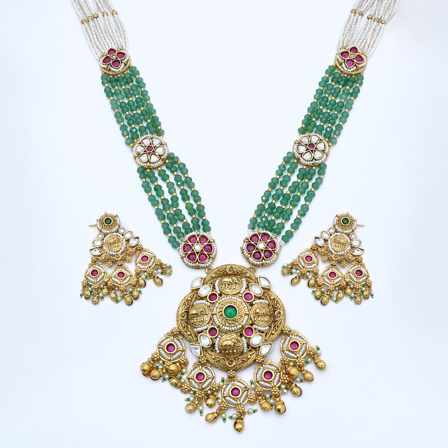 Traditional Gold Necklace Set
