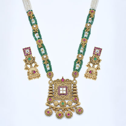 Majestic Temple Gold Necklace