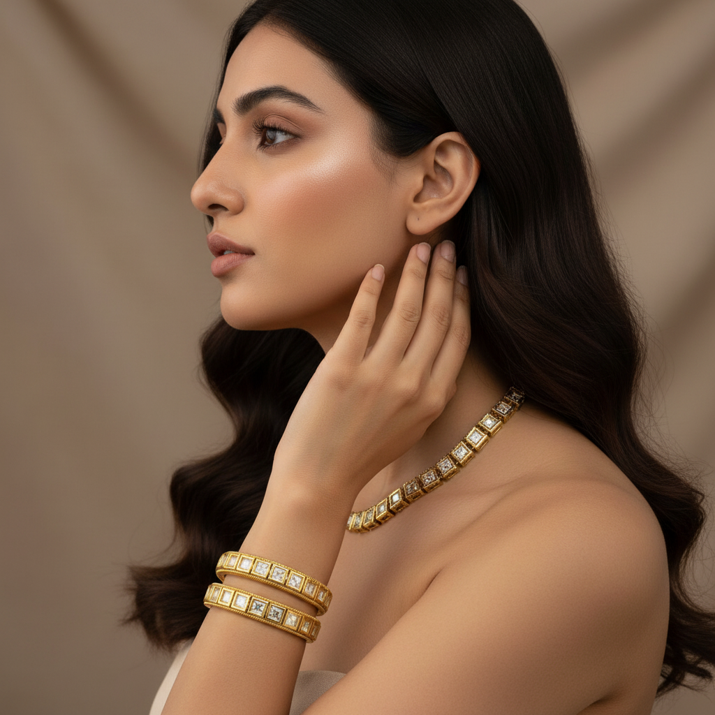 Kundan Bangles