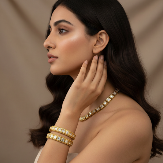 Kundan Bangles