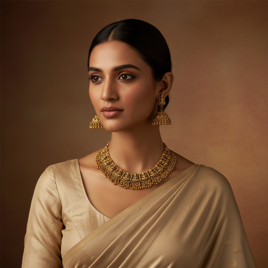 Temple Necklace Set