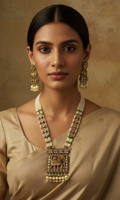 heritage long necklace set