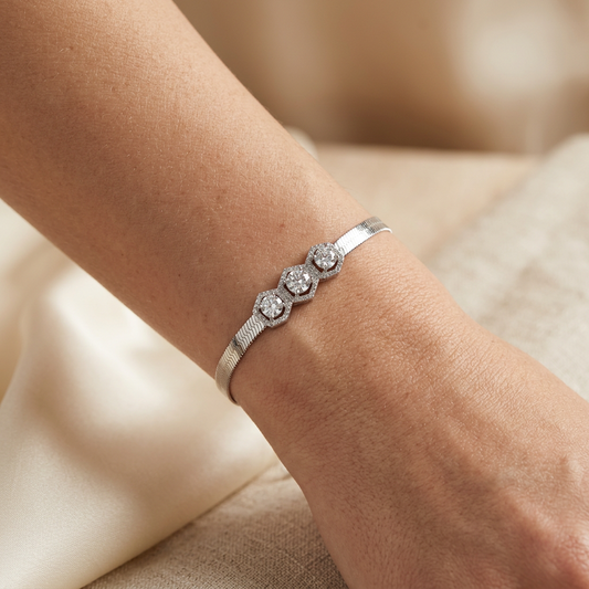 silver bracelet