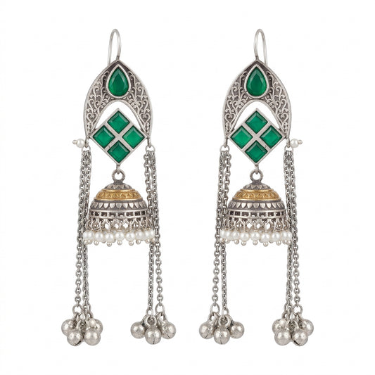 Oxidised Jhumki