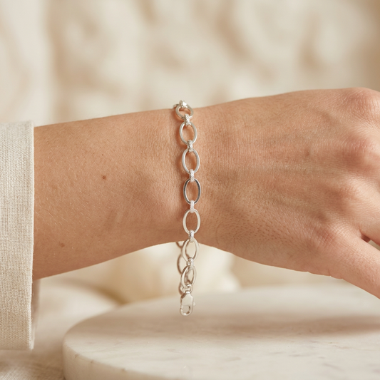 silver bracelet