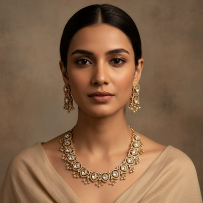 KUNDAN NECKLACE SET