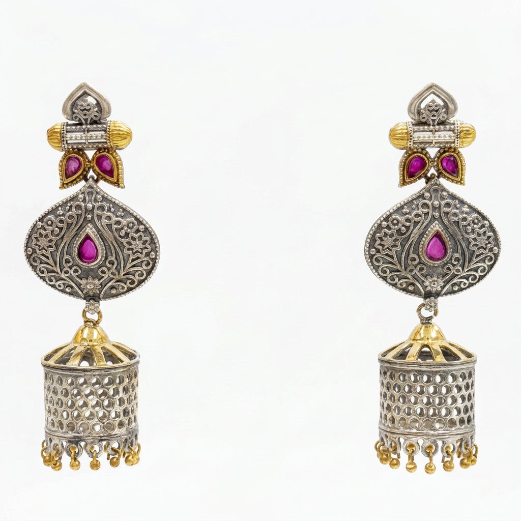 Oxidised Earrings