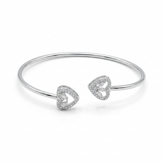 silver kada bracelet