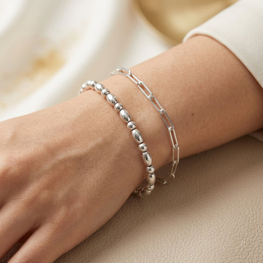 silver bracelet
