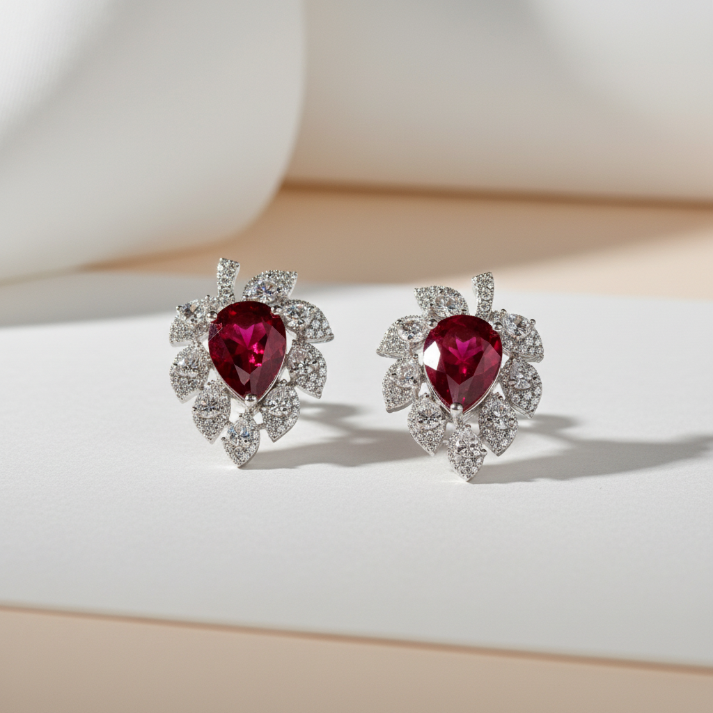 Diamond Spade Earrings