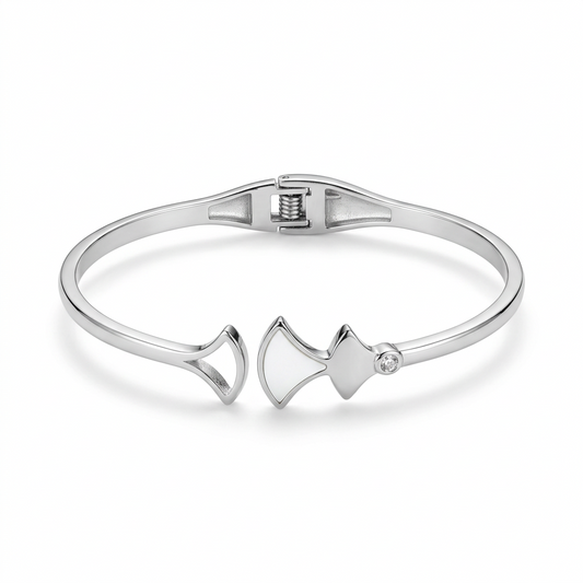 silver kada bracelet