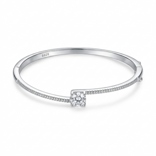 silver kada bracelet