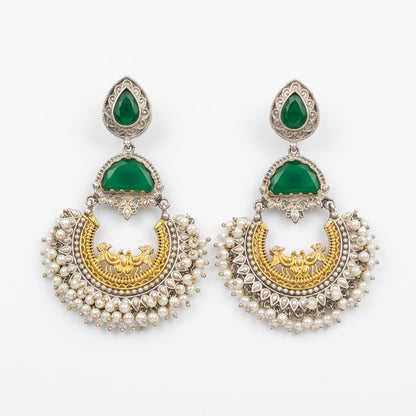 Oxidised Earring