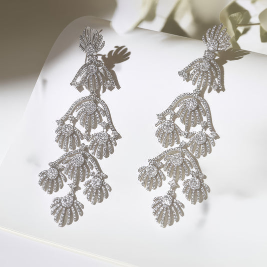 Celestial Cascade Diamond Earrings