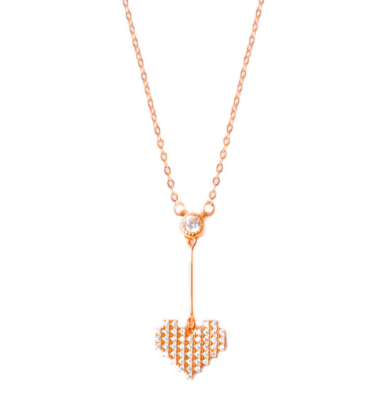 92.5 rose gold chain silver