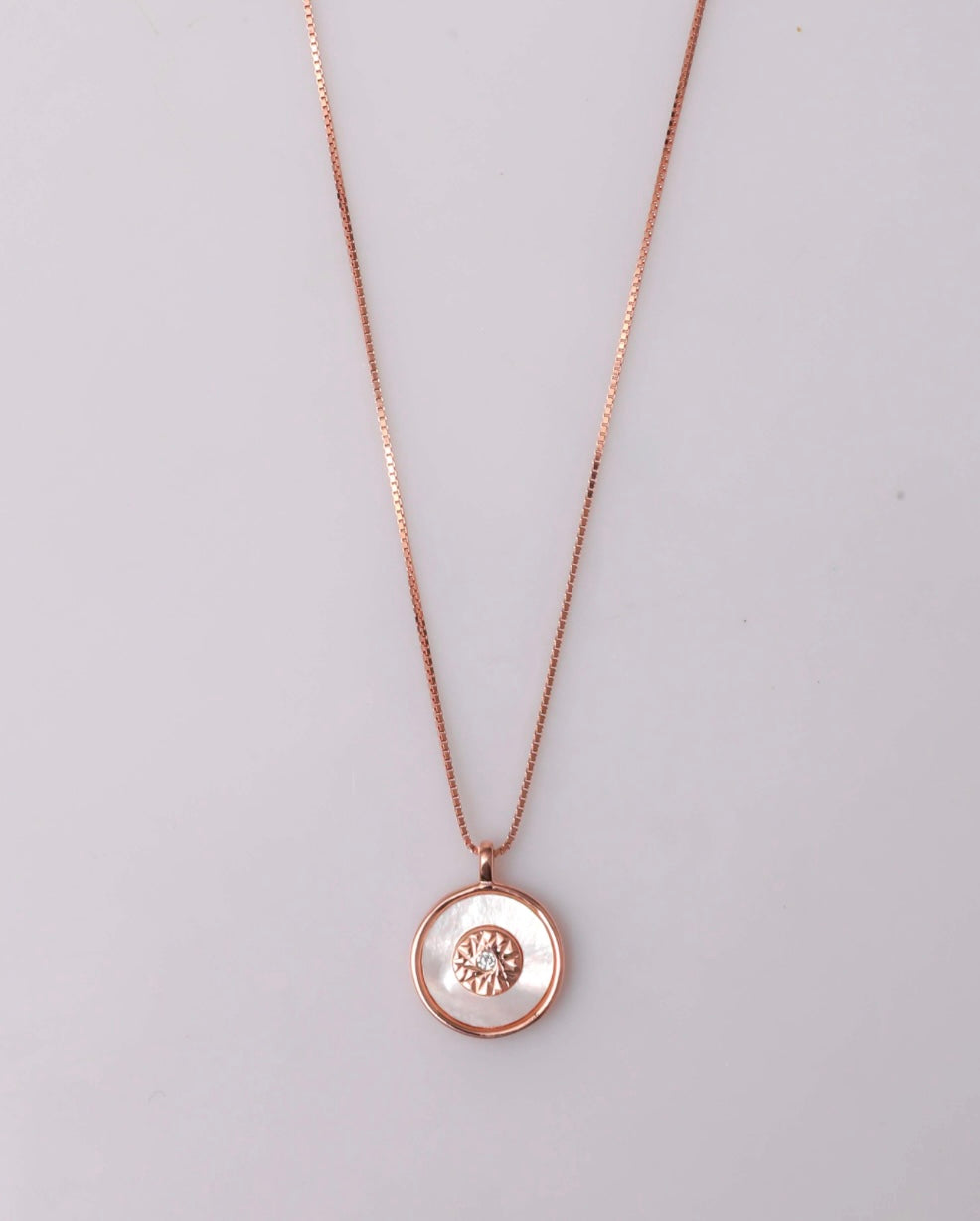 92.5 rose gold silver chain