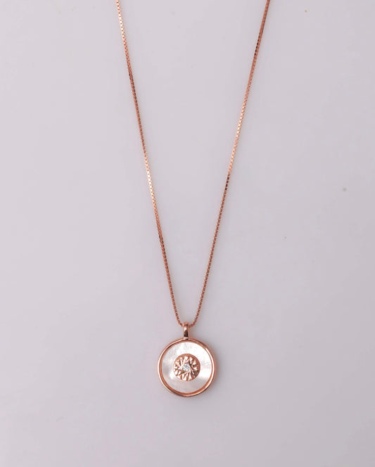92.5 rose gold silver chain