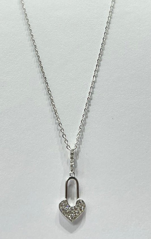 92.5 silver chain pendant