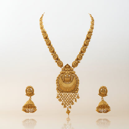 Temple long Necklace Set