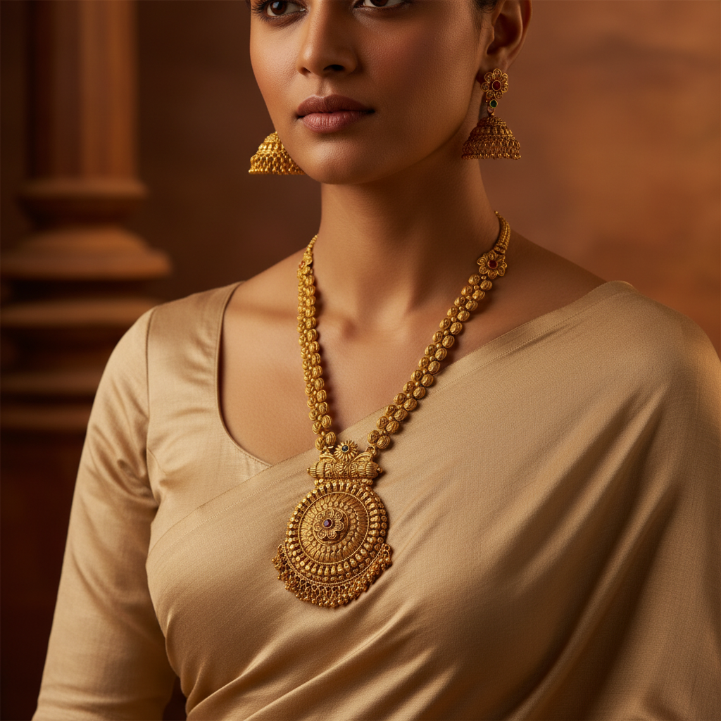 Antique long Necklace Set
