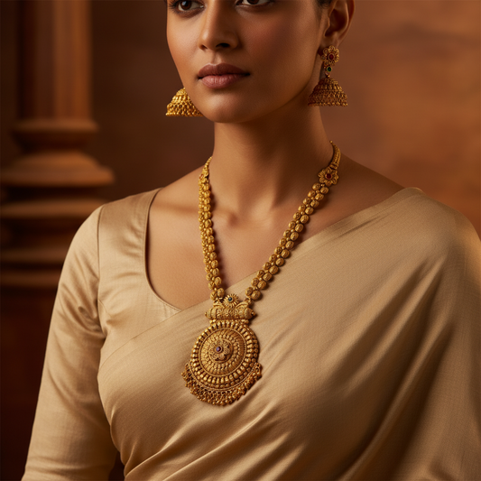 Antique long Necklace Set