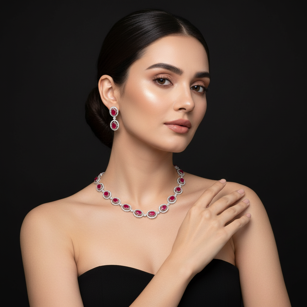 DIAMOND NECKLACE SET