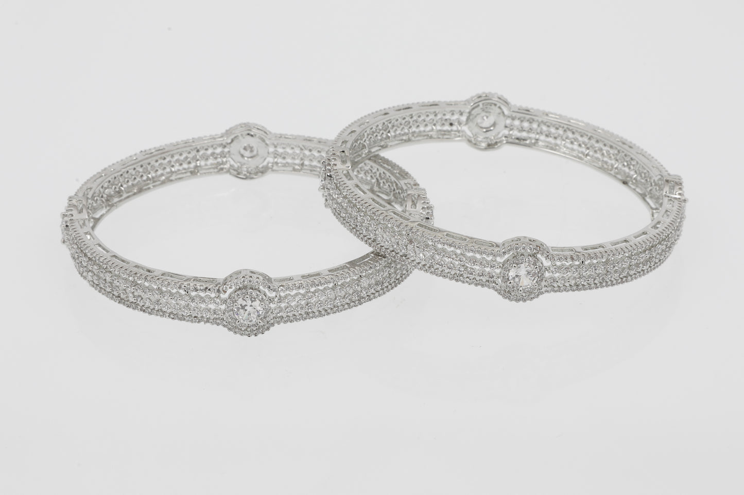Refined Diamond Bangles