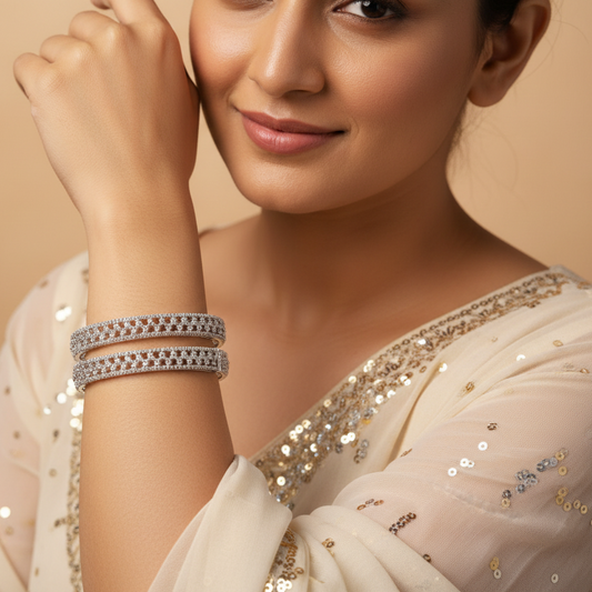 Timeless Diamond Bangles