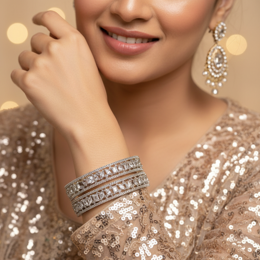 Alluring Diamond Bangles