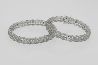 Vibrant Diamond Bangles