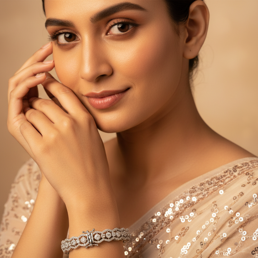 Vibrant Diamond Bangles